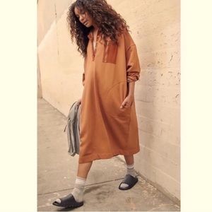 Free People Block Party Sweatshirt Dress